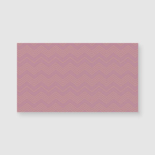 Carte Magnétique Rose, simple, moderne, cool, motif en zigzag tenda