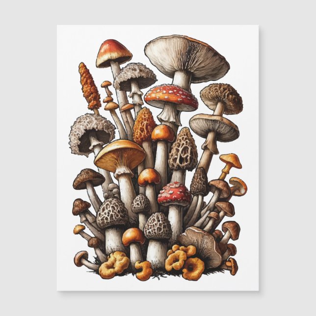 Carte Magnétique Royaume mystique des champignons (Devant)