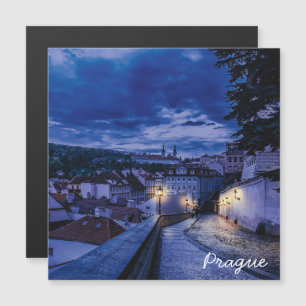 Carte Magnétique Rue du soir à Prague