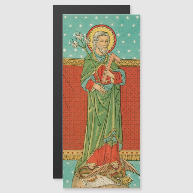 Carte Magnétique Saint Joseph, protecteur de l'Église (VVP 09) (Devant / Derrière)