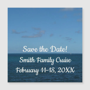 Carte Magnétique Sainte-Lucie Horizon Océan Bleu