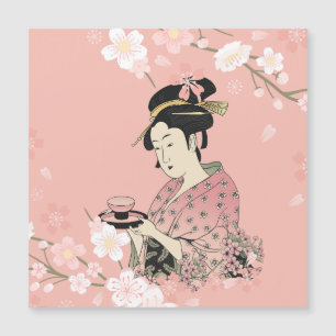 Carte Magnétique Sakura Geisha