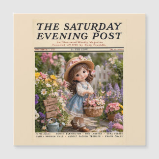 Carte Magnétique Saturday Evening Post