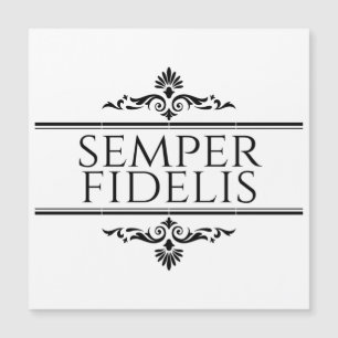 Carte Magnétique Semper Fidelis
