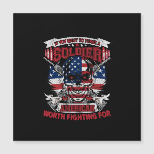 Carte Magnétique si vous voulez remercier un soldat américain worth