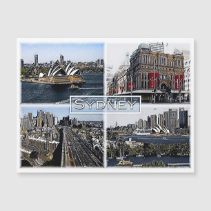 Carte Magnétique Sidney - Australie - Mosaic -