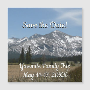 Carte Magnétique Sierra Nevada Mountains I Save the Date