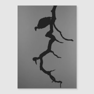 Carte Magnétique Silhouette vautour