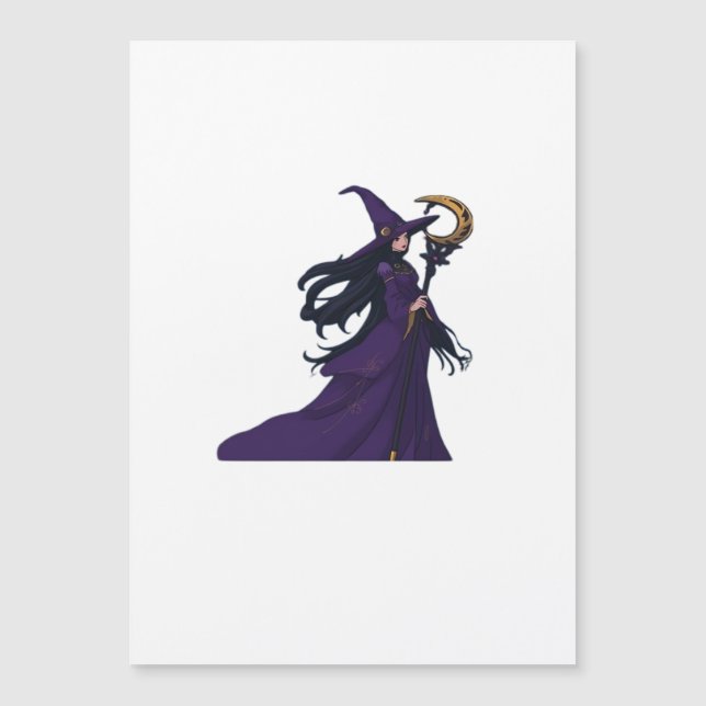Carte Magnétique Sorcière de la Lune Whimsigothique (Devant)