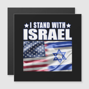 Carte Magnétique Soutenir Israël Je suis avec Israël 