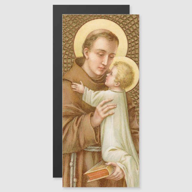 Carte magnétique St Anthony & Christ Child (JM 05) (Devant / Derrière)