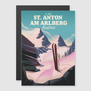 Carte Magnétique St. Anton am Arlberg ski Autriche