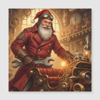 Carte Magnétique Steampunk Père Noël