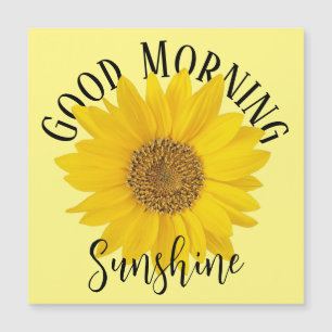 Carte Magnétique Sunshine du bon matin