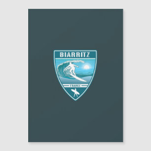 Carte Magnétique Surf Biarritz France
