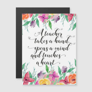 Carte Magnétique Symbole de bienvenue de l'enseignant Enseignant re