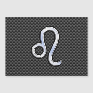 Carte Magnétique Symbole Leo Zodiac sur l'impression de fibre de ca