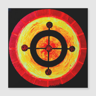 Carte Magnétique Symbole solaire celtique