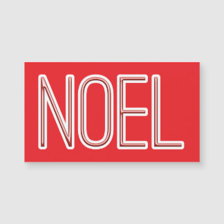 Carte Magnétique T-shirt de Noël de Style Tube