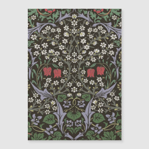 Carte Magnétique Tapisserie florale William Morris Blackthorn