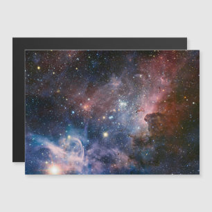 Carte Magnétique Télescope Nebula Hubble Carina Rouge et Bleu