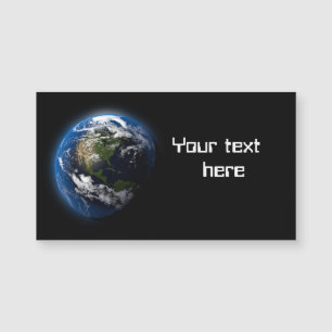 Carte Magnétique Terre magnifique en 3D