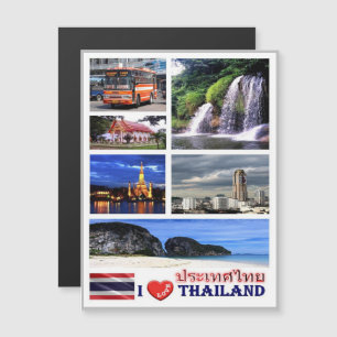 Carte Magnétique Thaïlande - I Love -