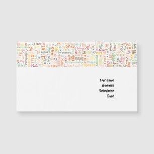 Carte Magnétique Thé