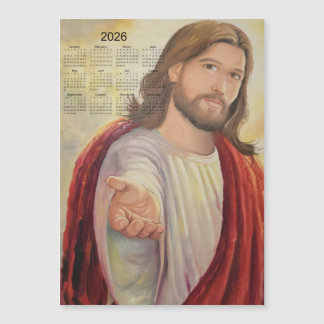 Carte Magnétique The Divine Invitation: Jesus 2026 Calendar