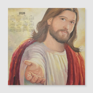 Carte Magnétique The Divine Invitation: Jesus 2026 Calendar