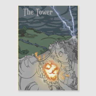 Carte Magnétique The Tower Metalic