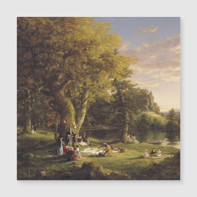 Carte Magnétique Thomas Cole Le Pic-Nic (Devant)