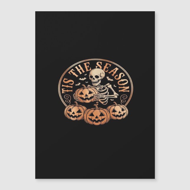 Carte Magnétique Tis Season Snowmobile Red Plaid (Devant)