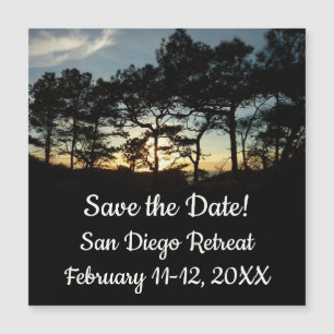 Carte Magnétique Torrey Pine Sunset II Californie Paysage