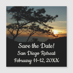 Carte Magnétique Tourrey Pine Sunset I California Paysage