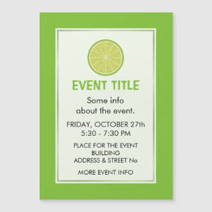 Carte Magnétique Tranches de chaux