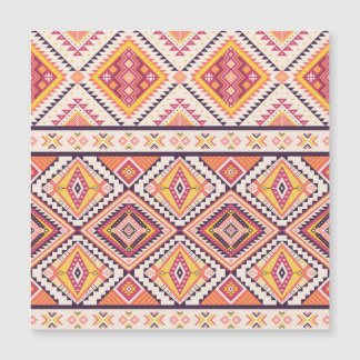 Carte Magnétique Tribal Aztec rayé Arrière - plan sans couture