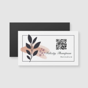 Carte Magnétique Trucs de brosse tendance Collage QR Code Entrepris
