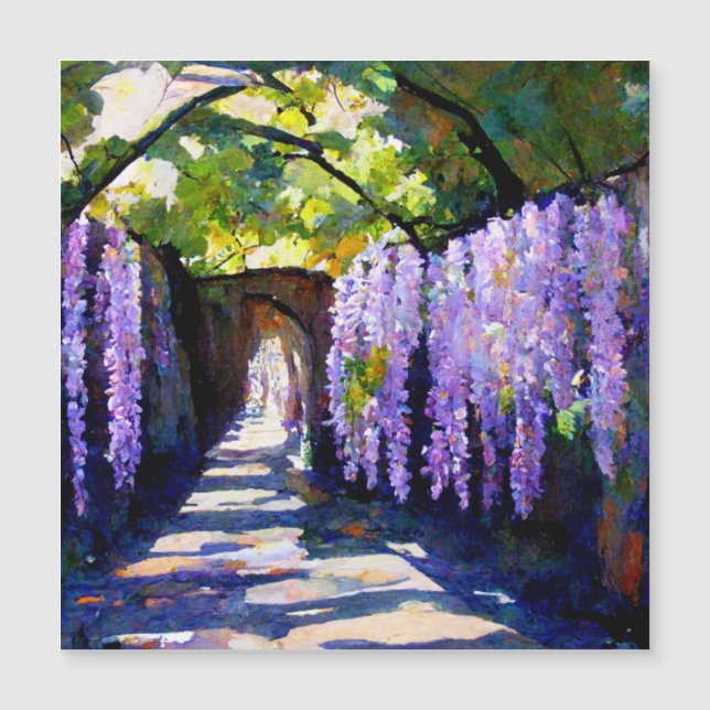 Carte Magnétique tunnel de Wisteria (Devant)