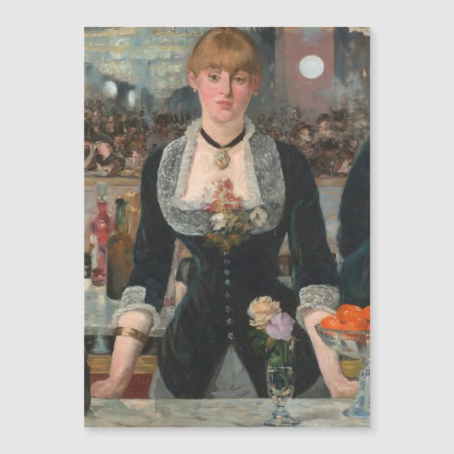 Carte Magnétique Un bar aux Folies-Bergère Edouard Manet (Devant)