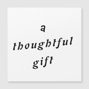 Carte Magnétique Un Cadeau Réfléchi Cadeau Drôle de Calembour Amis 