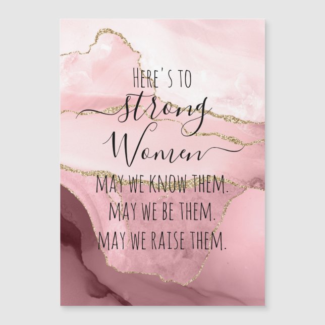 Carte Magnétique Un vieillissement brutal pour des femmes fortes (Devant)