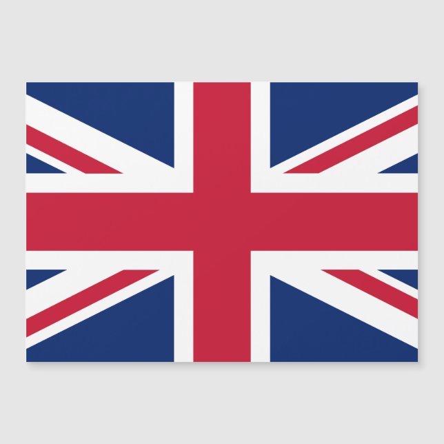 Carte magnétique Union Jack (Devant)