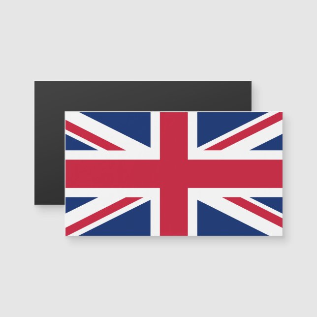 Carte Magnétique Union Jack (Devant / Derrière)