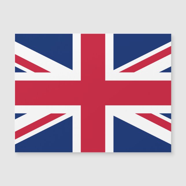 Carte magnétique Union Jack (Devant)