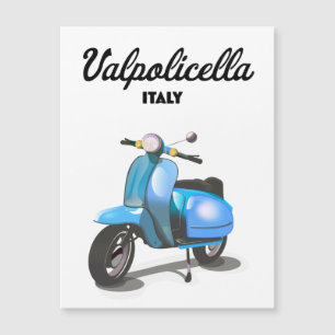 Carte Magnétique Valpolicella Italie Scooter affiche Art Print Magn