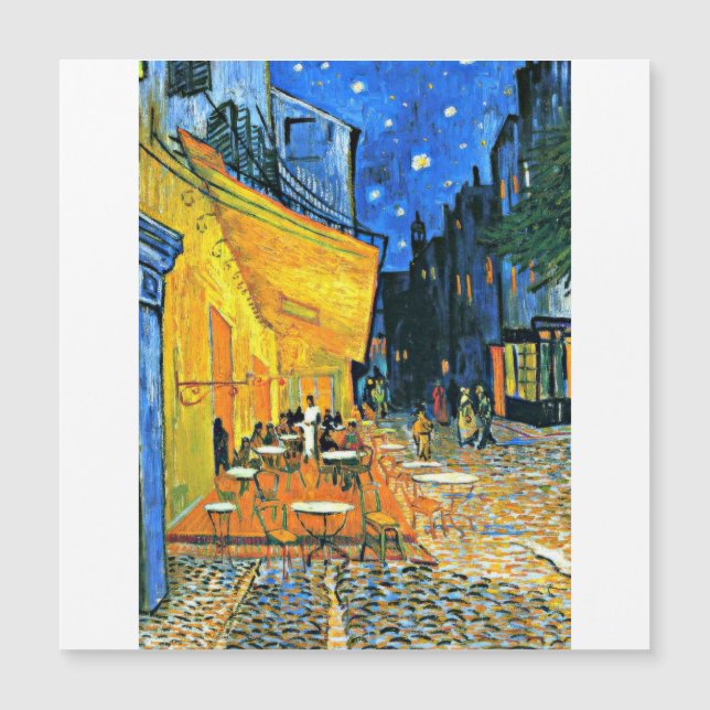 Carte Magnétique Van Gogh - Terrasse Café (Devant)
