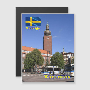 Carte Magnétique Västerås - Suède -
