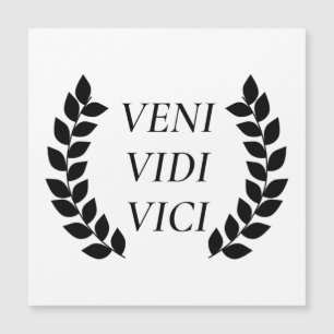 Carte Magnétique Veni Vidi Vici