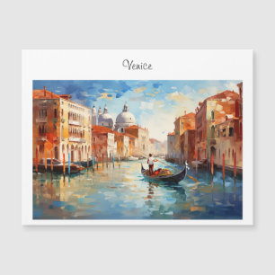 Carte Magnétique Venise peinte, Italie